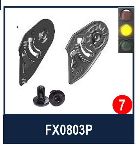 Shark Skwal İ3/D-Skwal İ3/Rıdıll 2 Kask Camı Mekanizması FX0803