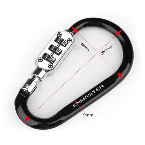 KNMASTER LOCK 100 ŞİFRELİ KARABİNA KİLİT