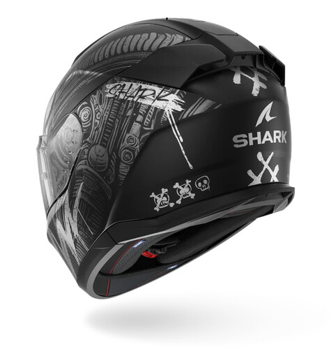  Shark D-Skwal 3 Shıever Mat Kapalı Kask