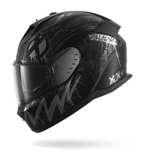  Shark D-Skwal 3 Shıever Mat Kapalı Kask