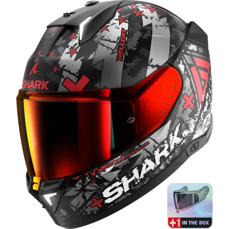 Shark Skwal İ3 Hellcat Mat Kapalı Kask