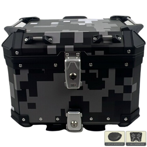 Coocase Alüminyum Arka Çanta 45l
