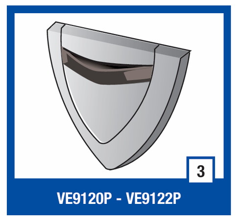 Shark Evoline 3 Çene Havalandırma beyaz /VE9120P