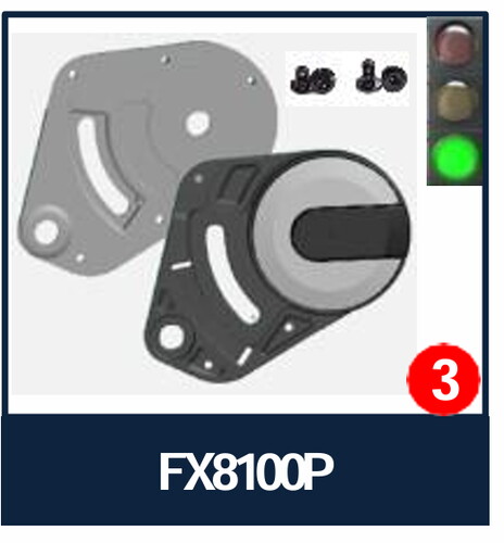 Shark Spartan RS Carbon Kask Camı Mekanizması FX8100