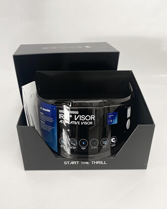  Shark Aeron Kask Camı iridyum füme/ VZ10060