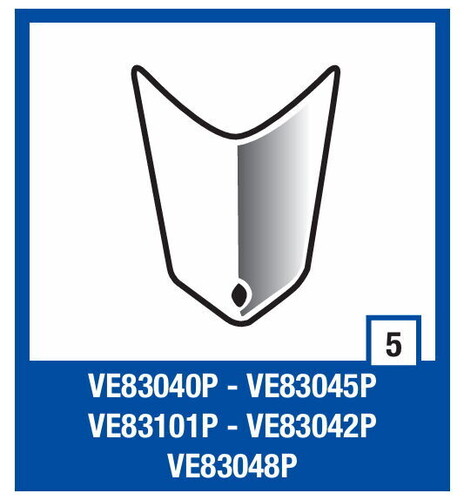 Shark Race-r Tepe Havalandırma mat/siyah VE83045P