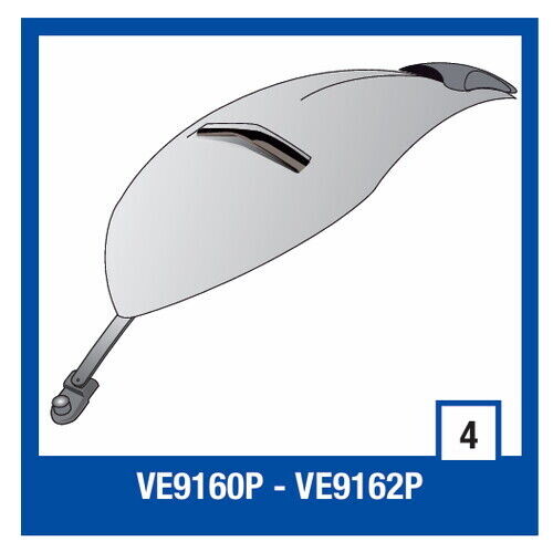 Shark Evoline 3 Tepe Havalandırma siyah/beyaz VE9160P