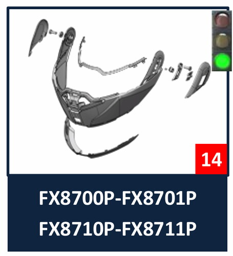 Shark Oxo Çene Komple Büyük FX8711