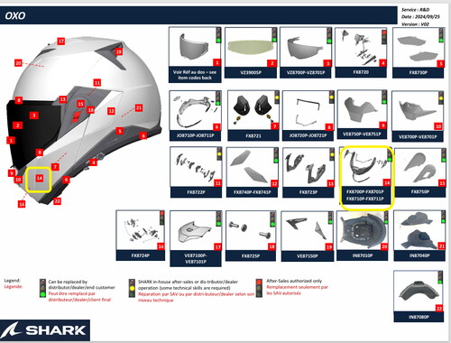  Shark Oxo Çene Komple Büyük FX8711