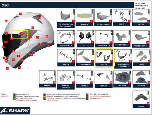  Shark Oxo Cam Mekanizma Kenae Aparatı FX8723