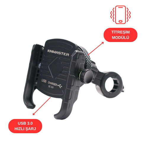 KNMASTER TT- 650WU USB Lİ TELEFON TUTUCU