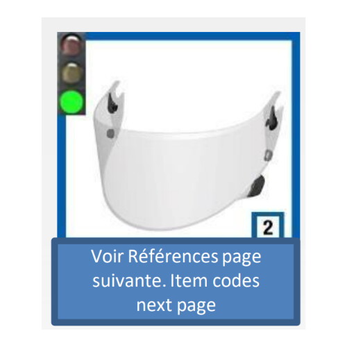 Shark Race-r/Speed-r Kask Camı VZ10027