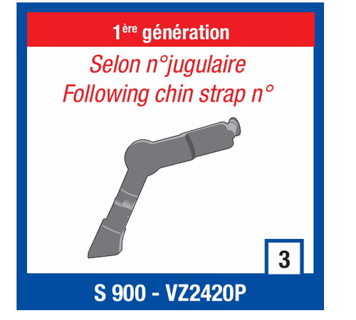 Shark S900/S700 Güneş Camı Haraket Kolu VZ2420P