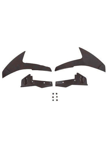  Shark Spartan Arka Spoıler mat siyah/VE5052