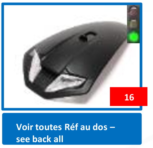 Shark Skwal 2 Tepe Havalandırma beyaz/led VE5414