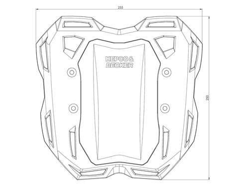  Hepco Becker Universal Smartrack /680100 01 01