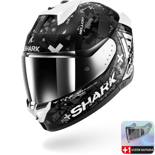 Shark Skwal İ3 Hellcat Kapalı Kask    KUS
