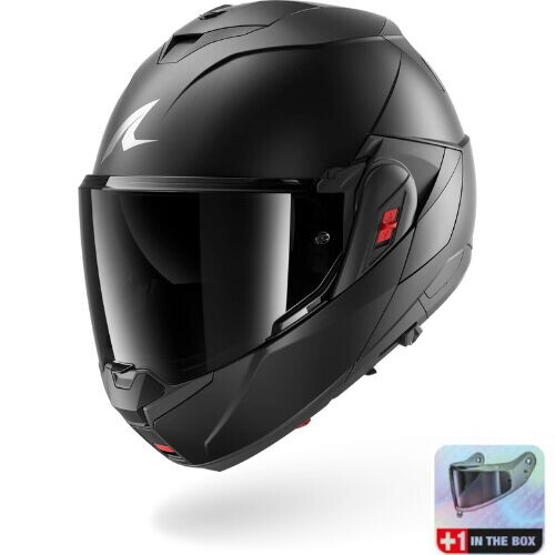 Shark Oxo Dark Shadow Mat Çene Açılır Kask