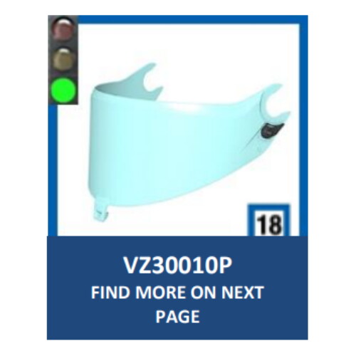 Shark Spartan GT/RS Antifoglu Kask Camı VZ30025