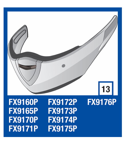 Shark Evo-One 2 Çene beyaz FX9711P
