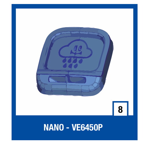 Shark Nano/Raw Tepe Havalandırma  VE6450P