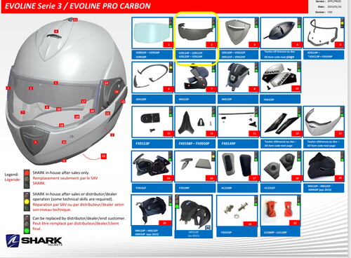  Shark Evoline Güneş Camı Vz9115