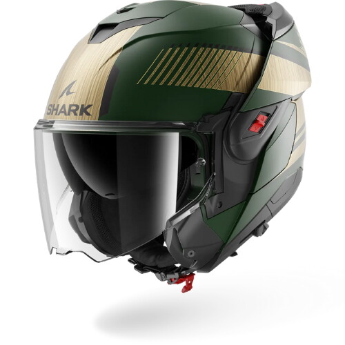  Shark Oxo Sıkter Çene Açılır Kask mat  GUQ