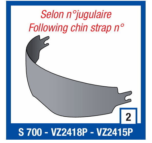 Shark S900/S700 Güneş Camı VZ2418P