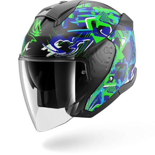 Shark Skwal Jet Pranz Mat Açık Kask  KGB