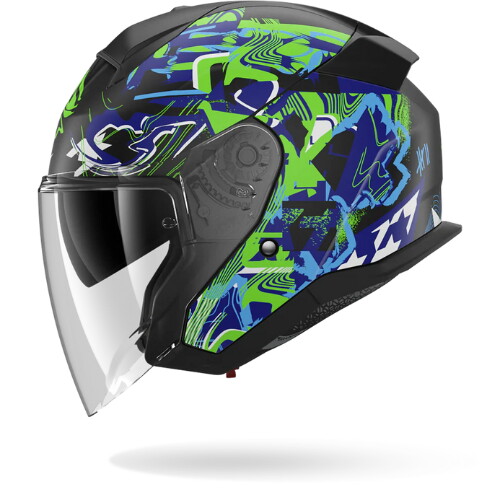  Shark Skwal Jet Pranz Mat Açık Kask  KGB