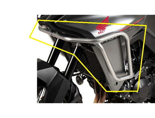 Hepco Becker Honda Transalp 750XL Grenaj Koruma Demiri 2025 GRİ 5019556 00 09