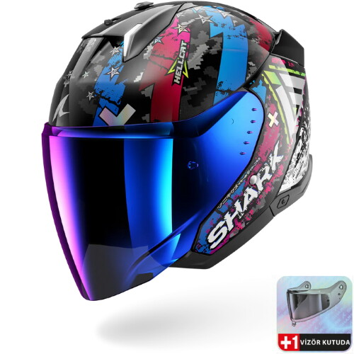 Shark Skwal i3 Jet Hellcat Açık Kask KUB