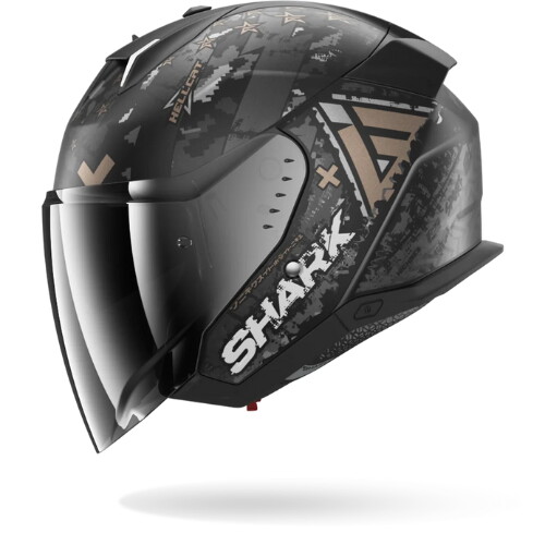  Shark Skwal İ3 Jet Hellcat mat Açık Kask  KUA