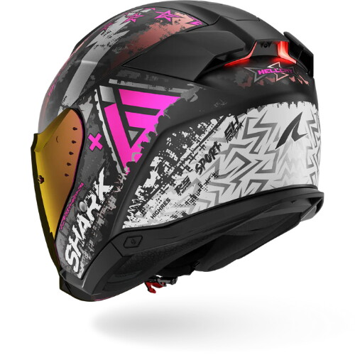  Shark Skwal İ3 Jet Hellcat mat Açık Kask  KUV
