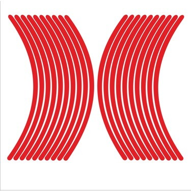 Keiti Ws810R Jant Şeridi Kırmızı
