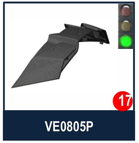 Shark Skwal İ3/D-Skwal İ3/Rıdıll 2 Arka Spoıler siyah (S/M) ve0805