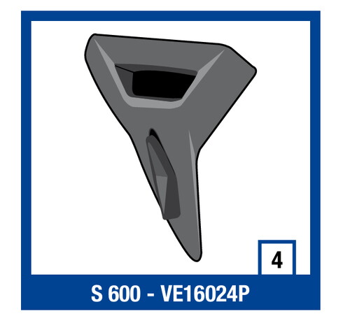 Shark S600 Çene Havalandırma VE16024P
