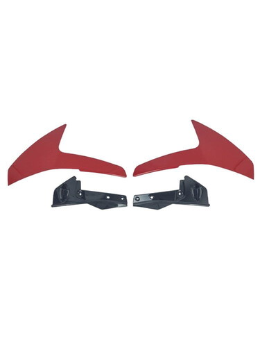  Shark Spartan Arka Spoiler kırmızı/VE5050