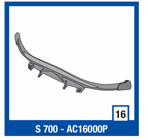 Shark S700-S/S900-C  Çene Üst Plastik AC16000P