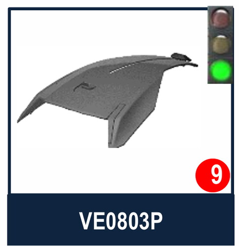 Shark Skwal İ3 Tepe Havalandırma mat/siyah VE0803