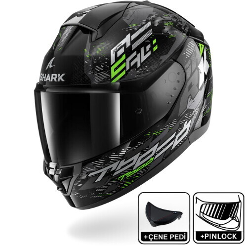 Shark Rıdıll 2 Molokaı Kapalı Kask  KSG