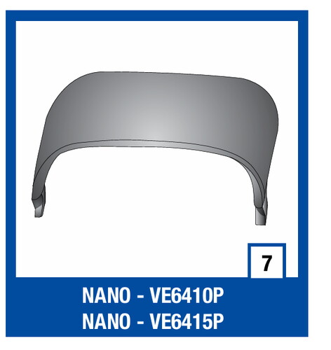 Shark Nano/Raw Tepe Havalandırma siyah VE6410P