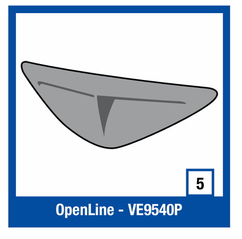 Shark Openline Arka Havalandırma gri VE9540P