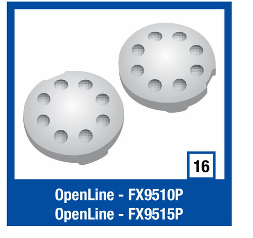 Shark Openline Çene  Çene Bağlantı Plastiği mat/siyah  FX9515