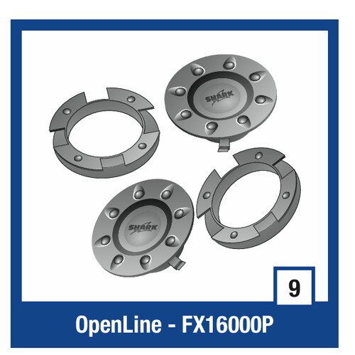 Shark Openline Kask Camı Butonu FX16000