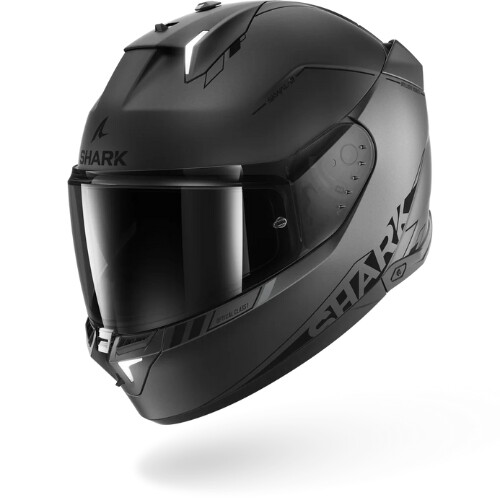 Shark Skwal İ3 Blank  Mat Kapalı Kask AKS