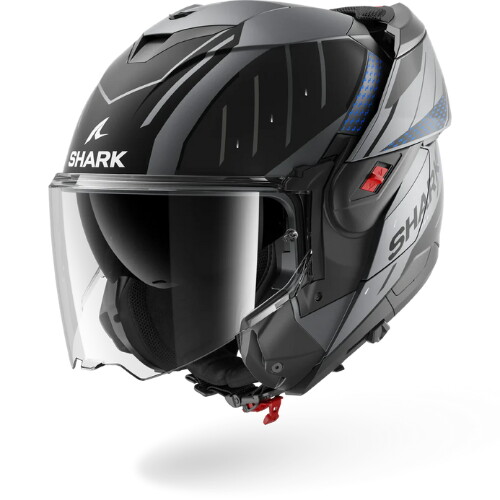  Shark Oxo Rydger Çene Açılır Kask mat ABK