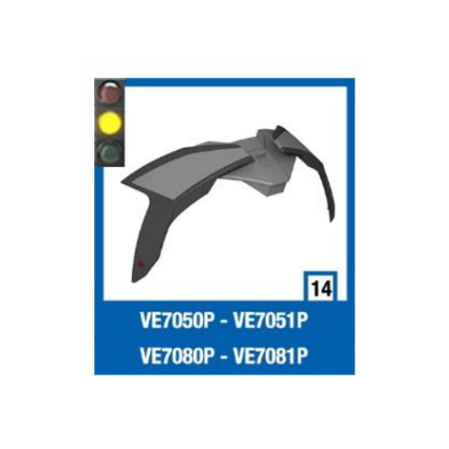 Shark Spartan GT/Carbon Pro Arka Spoiler VE7050/51