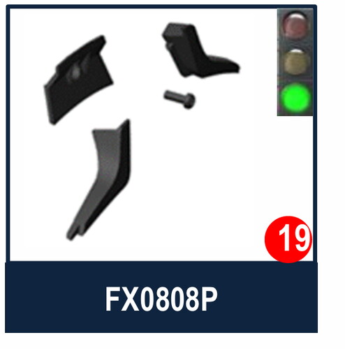 Shark Skwal İ3 Arka Spoiler Parça siyah/FX0808