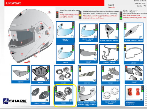  Shark Openlıne Cam Vida Kiti Fx9551P
